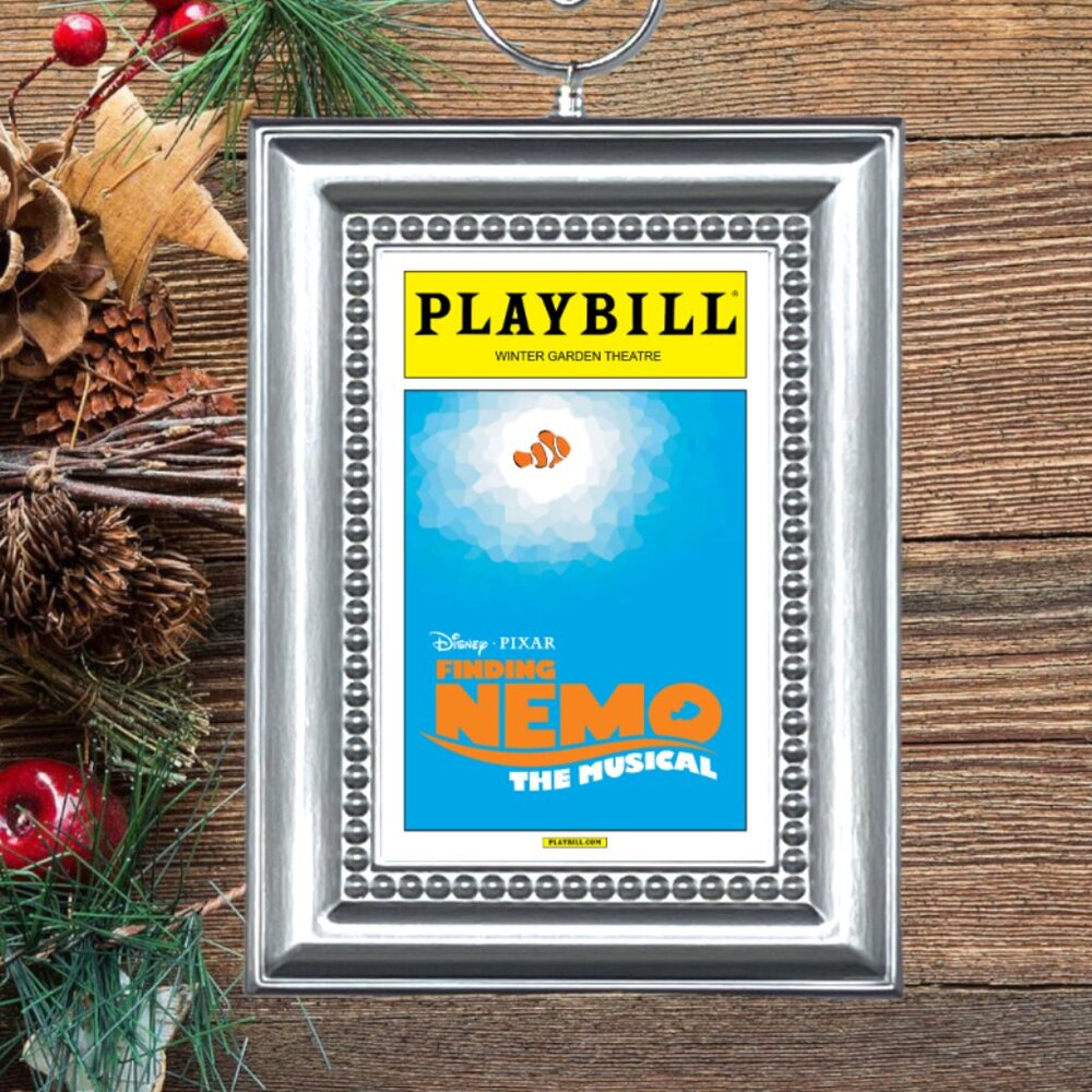 Finding Nemo Broadway Musical‎ Playbill Christmas Tree Ornament